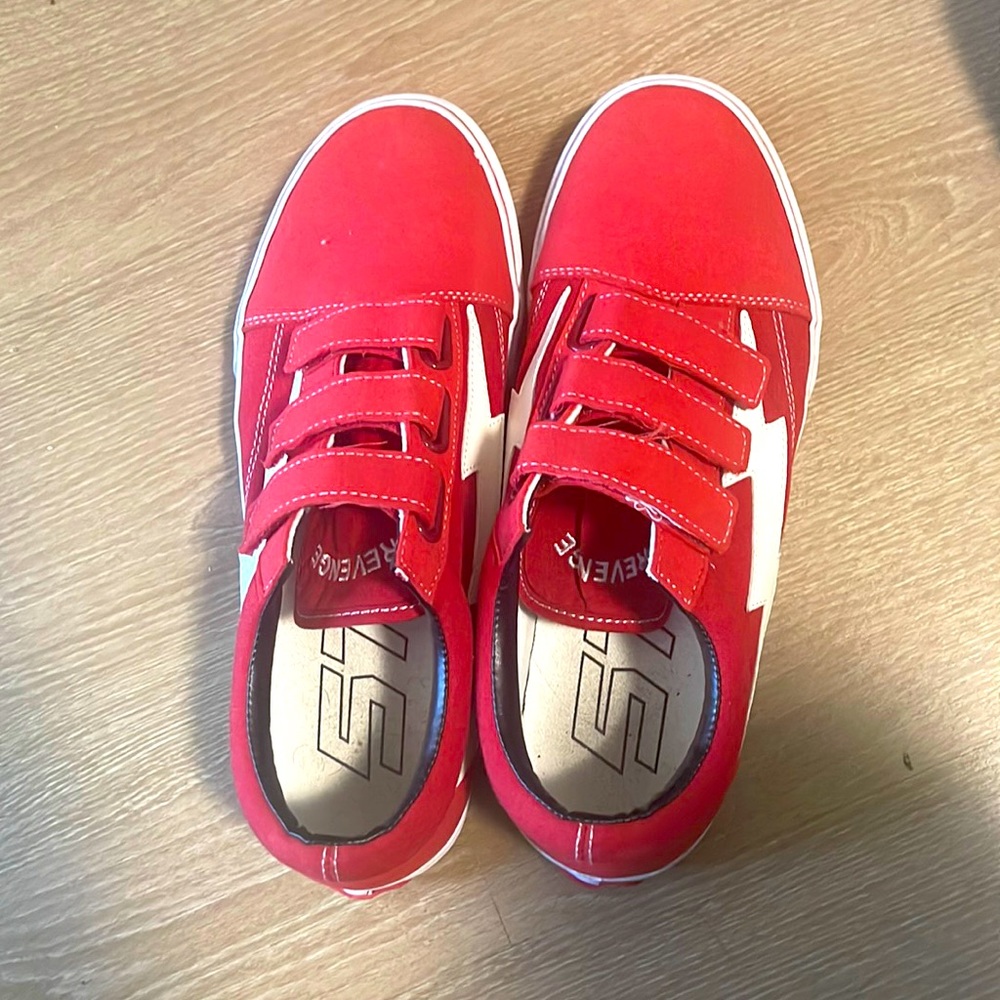 Revenge Storm Red Strap shoes Size 11